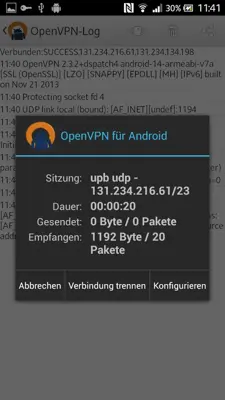 OpenVPN android App screenshot 0