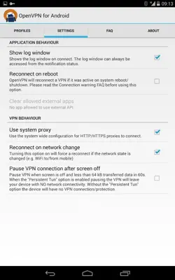 OpenVPN android App screenshot 10