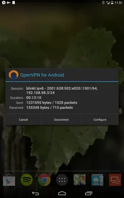 OpenVPN android App screenshot 8